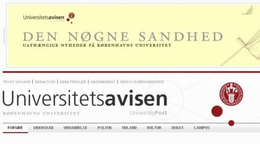 Universitetsnyhederne går på nettet