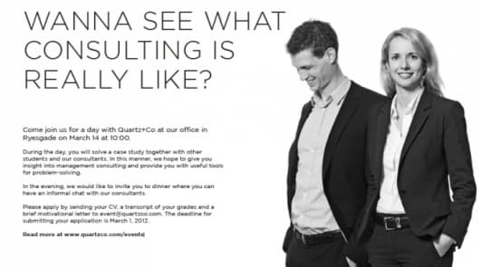 Wanna see what consulting is really like?